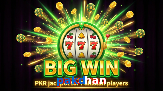 Big win animation on Pakdhan slot game